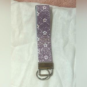 Purple star key fob